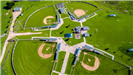 Aerial View of Baseball Complex